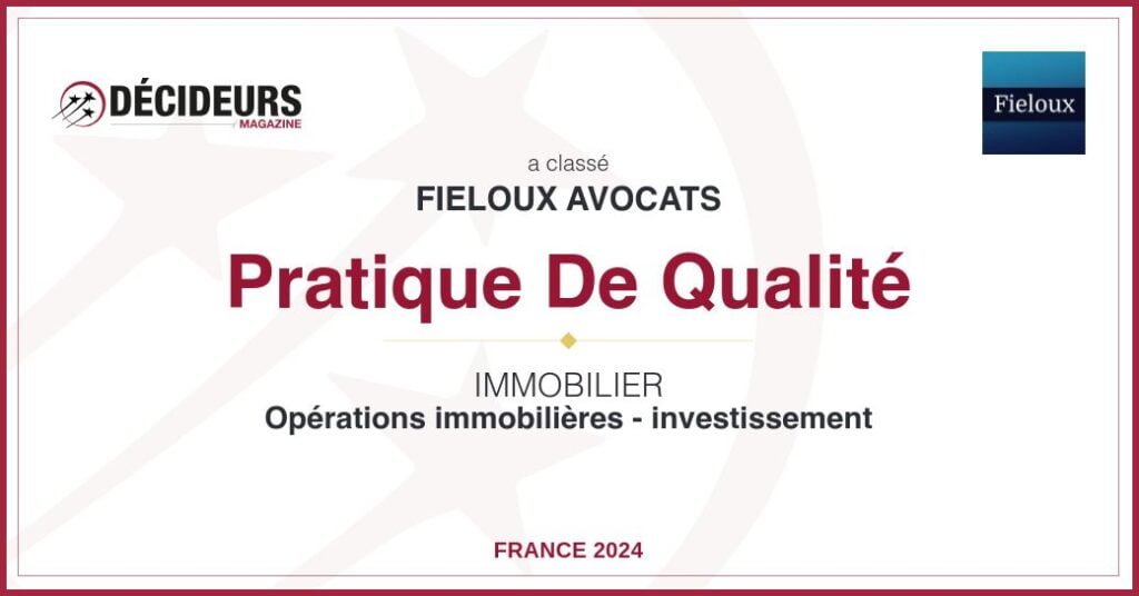 Fierloux Qualite investissements immo